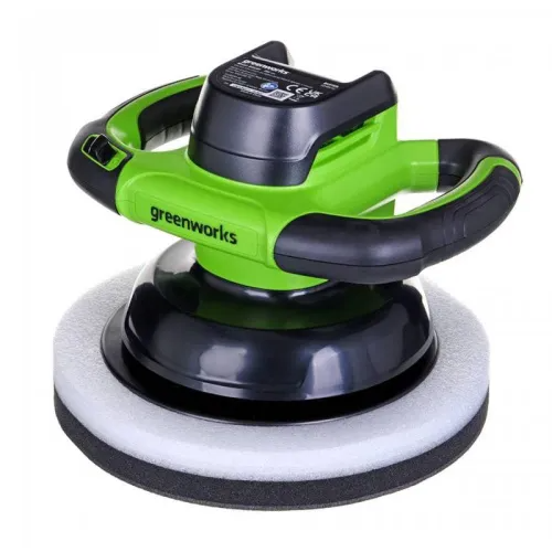 Полировальная машина аккумуляторная Greenworks 24V G24BU10 3502107, без АКБ и ЗУ